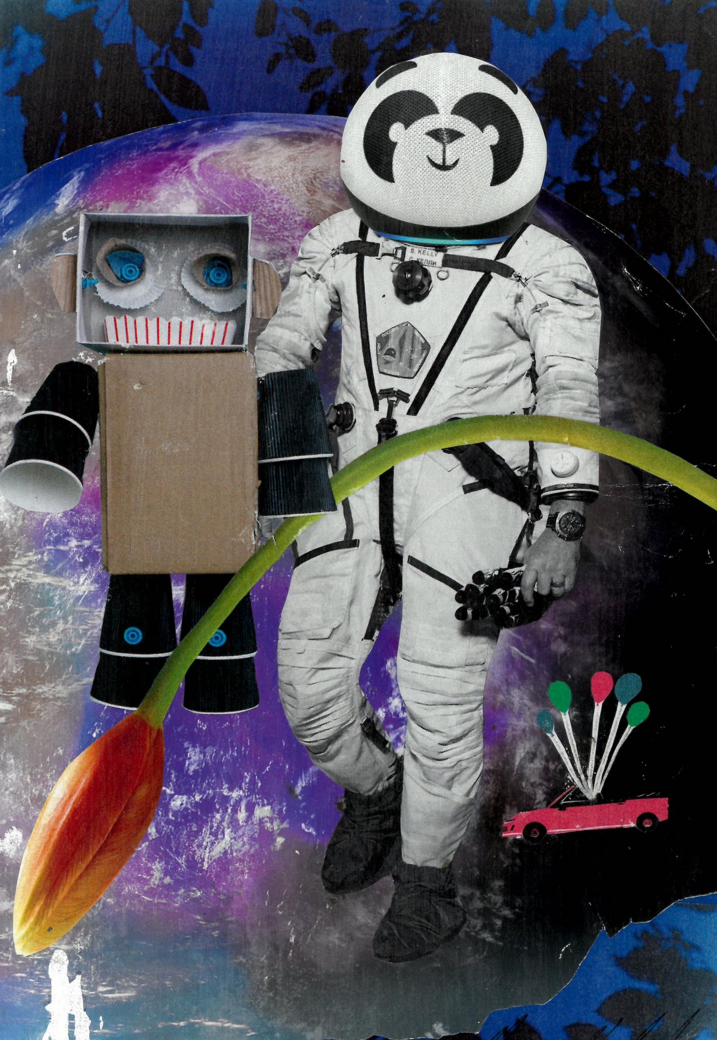 Astronaut Panda print (Studio Clean Out Sale!)