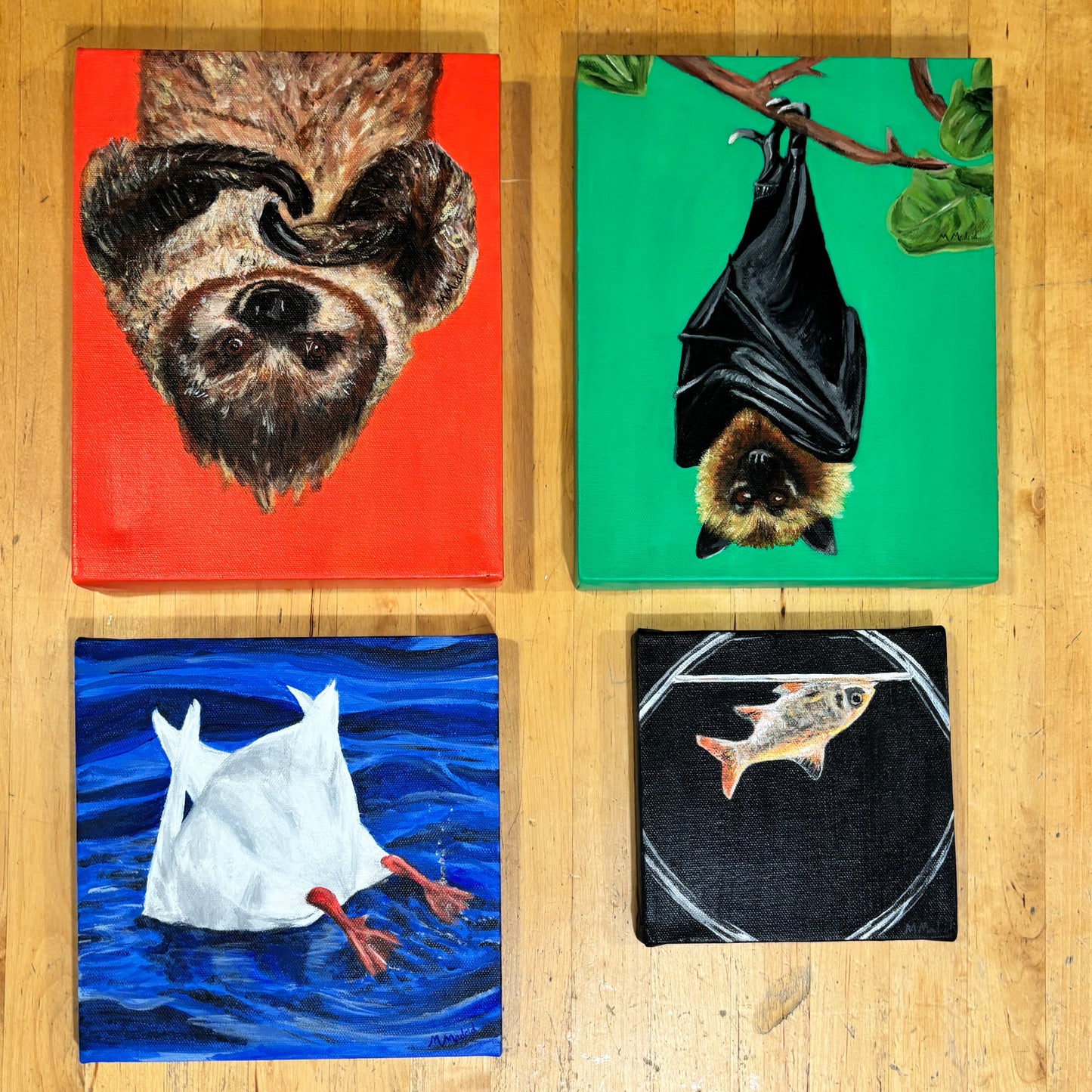 Upside Down Critter Collection (Fine Art Prints)